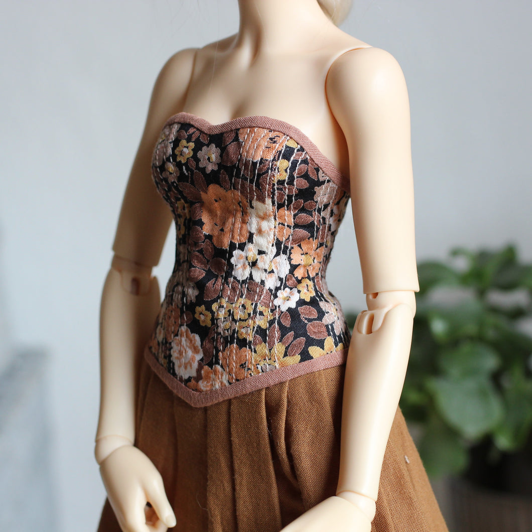 Flower corset.