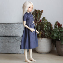 Load image into Gallery viewer, Dust blue shirtdress (Limitid)
