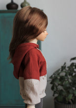 Load image into Gallery viewer, Rust Red Windbreaker Jacket. Fits Girls And Boys
